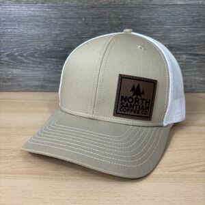 North Santaim Coffee Hat Cap Snap Back Brown Adjustable